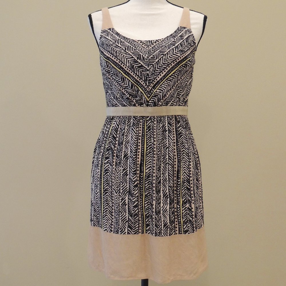 Ann Taylor LOFT Rayon Crepe Tribal Print Sundress